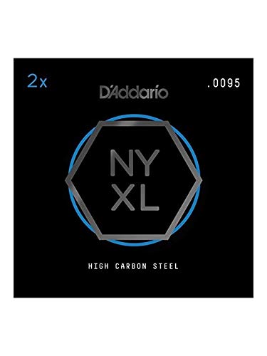 D’Addario NYPL0095 Corde pour guitare (Pack de 2) – Tirant .0095 - Les Beatles, Paul McCartney, John Lennon, RIngo Starr, George Harrison D'Addario NYPL0095 Corde pour guitare (Pack de 2) - Tirant .0095