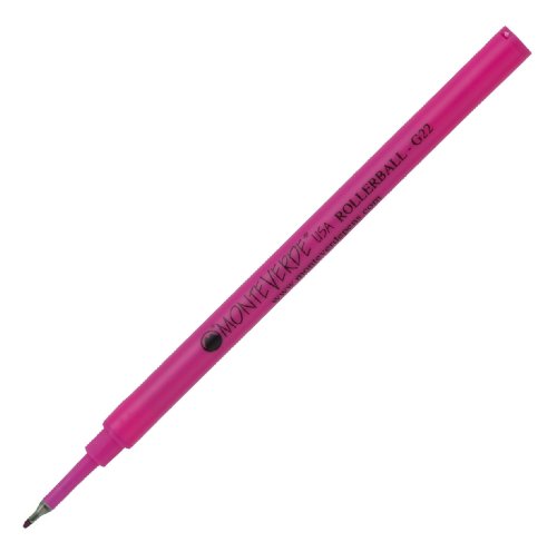 Monteverde stylo roller mine fine rose g523pk liner fines limitée