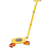 VEVOR Machinery Mover 8800LBS Machine Moving Skates 4T Machinery Skate Roller w/Push Rod and 3...