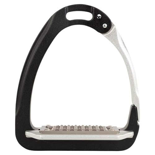 Acavallo Aluplus 2.0 Stirrups, One Size, Black