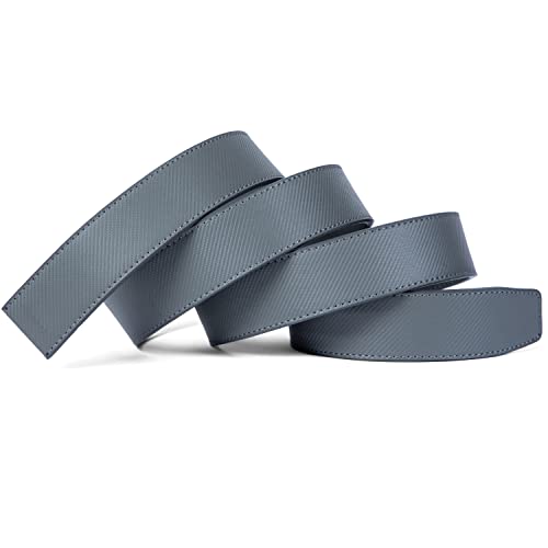 Image of Founders & C Mens Leather Ratchet Belt Strap Only 1 3 /8 inch Without Buckle,Replacement Strap Suitable for 40MM Slide Buckle