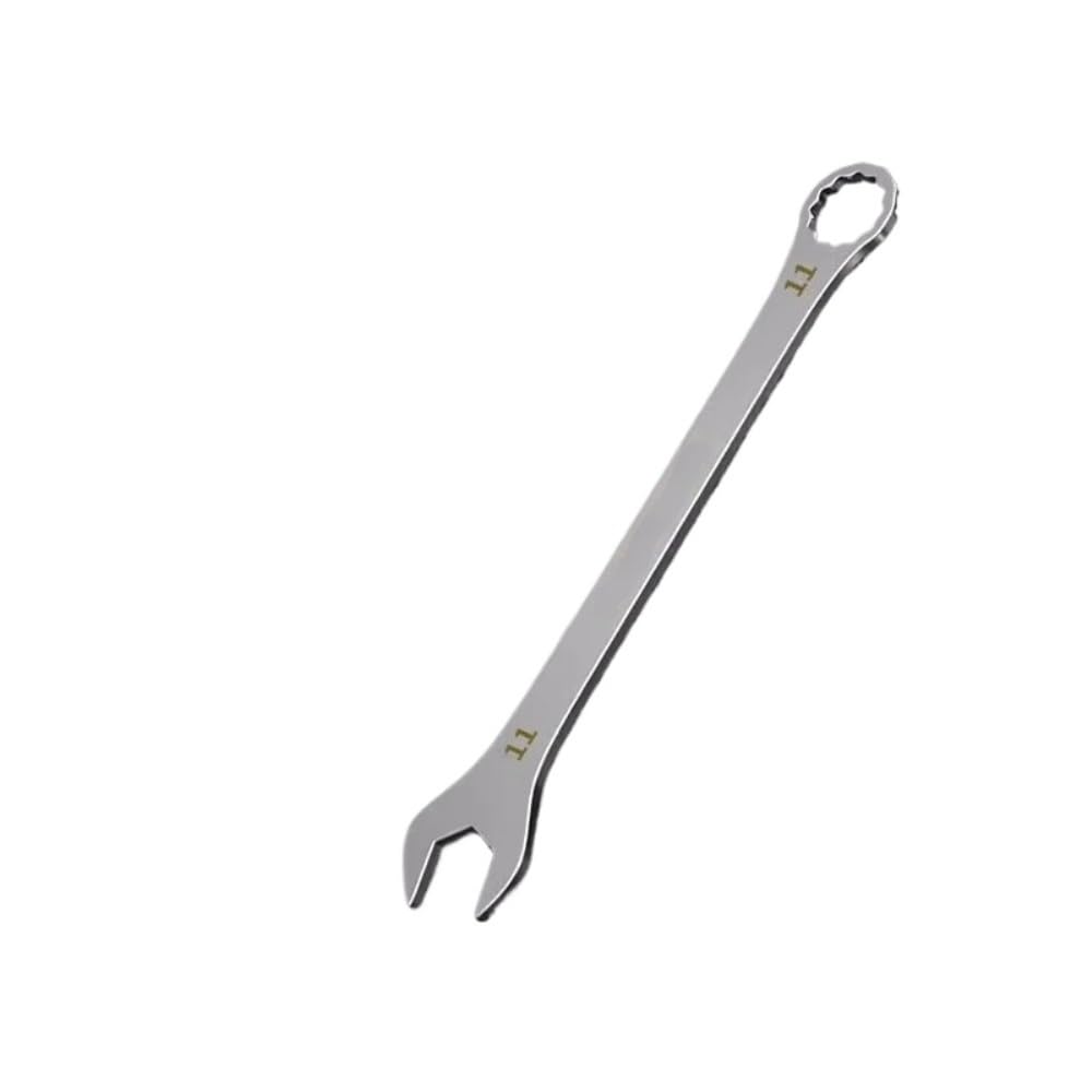 zhszzz Thin Open End Wrench 5-32mm Ratchet Spanner Multi-Function Double-end Fixed Open-end Bicycle Motorcycle Car Repair Tools(11MM)