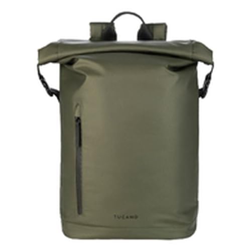 Tucano - Zaino Rollo Per Laptop 15.6" E Macbook 16"-verde Militare - 2