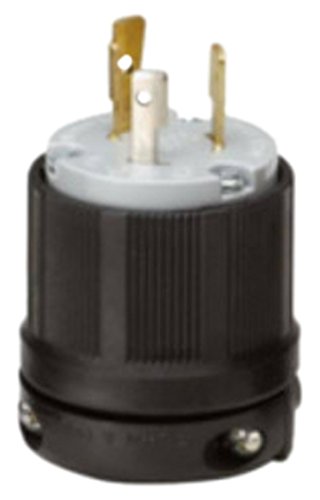 NEMA L5-20 Grounding Locking Plug, 20A 125V AC, 2 Pole 3 Wire, cUL Listed (6)