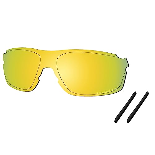 Image of SAUCER Premium Replacement Lenses & Earsocks for Oakley EV Zero Pitch OO9383 Sunglass