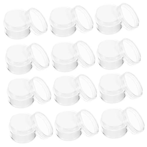 VILLCASE 12 piezas Caja Organizadora de Joyas Caja Expositor para Piedras y Anillos Transparente con Tapa Organizador Seguro para Almacenamiento de Gemas y Broches