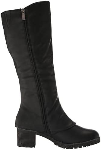 MUK LUKS Women's Lucy Lonnie Fashion Boot, Black, Size 6 Review | Image 5