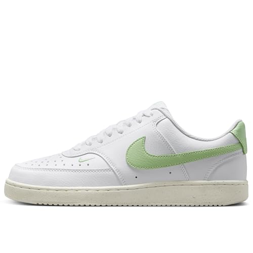Image of Nike W Court Vision LO NN-White /Vapor GREEN-SAIL-FV9952-104-9UK