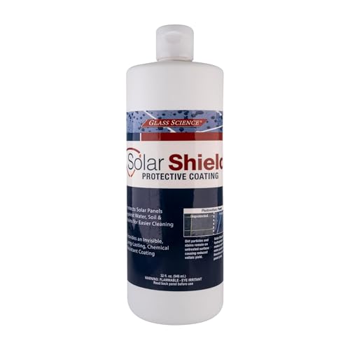 Unelko 28322 Solar Shield Protective Coating, 32oz Bottle, Nano-Scale Polymer for Solar Panel...