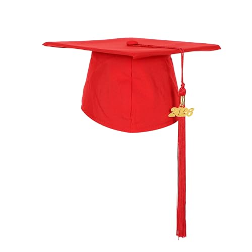 Image of Matte Kindergarten Preschool Graduation Gown and Cap Set with Year Tassel for Kids
