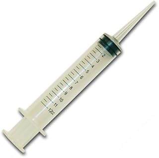 Med Supply Partners 12cc Irrigation Syringe, Plastic, Non-Sterile, 0.4 Fl Oz