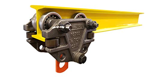 I-Beam Track and Trolley Set, 1,000 Capacity Beam Trolley and 3