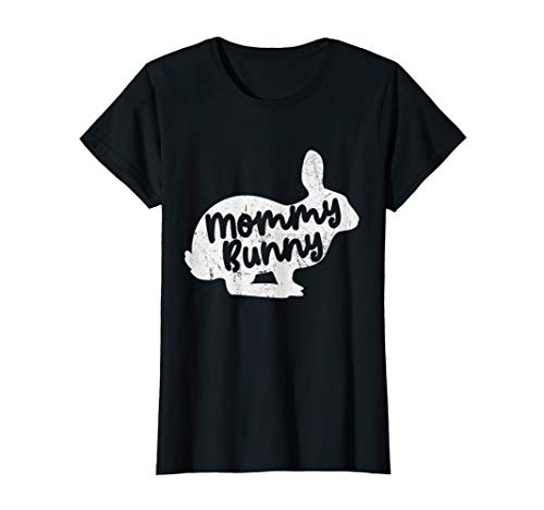 Womens Easter Sunday Mommy Bunny Easter Egg Hunt Lovers T-Shirt