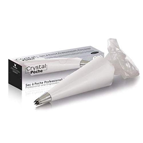 Martellato Desechables Manga pastelera, 50 Piezas, Polietileno, Naranja, 40 cm