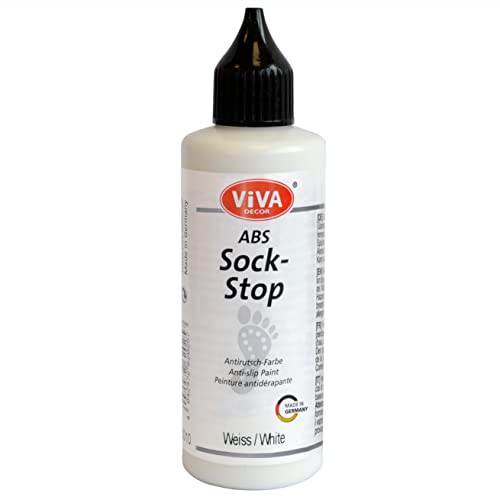 Viva Decor ABS Sock Stop 82 ml - Weiß - Flüssige Anti-Rutsch-Beschichtung...