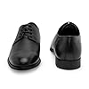 Red Tape Genuine Leather Formal Dress Shoes for Men | Soft Cushioned Insole, Slip-Resistance, Dynamic Feet Support, Arch Support & Shock Absorption - RTE5511-6 Black #2