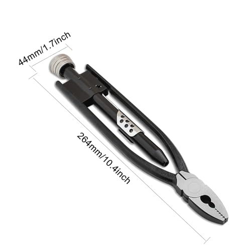 Gunpla 9 Inch Safety Wire Twisting Plier with Automatic Spring Loaded Return Heavy Duty Jaws Twister for Wires Twist