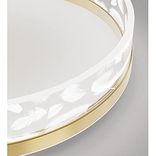 Plafonnier LED moderne avec protection des yeux et éclairage à intensité variable