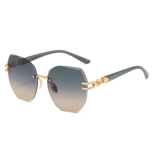 Lunettes de soleil sans cadre femme grand format protection et confort
