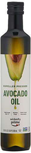 Wickedly Prime 100% Pure Avocado Oil, Expeller Pressed, Non-GMO, Gluten Free, 500 mL