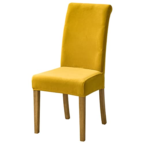 Lalluxy Velvet Chair Covers for Dining Chairs Set of 6,