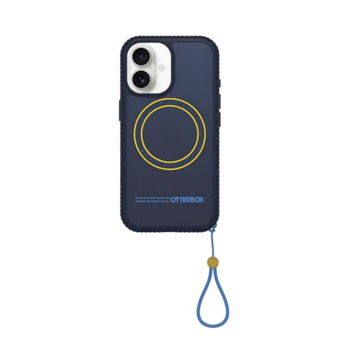 OtterBox Sole Series Phone Case for iPhone 16 - Real Quiet - Grippy iPhone Case, Protective Phone Case with Strap, Magsafe Blue by OtterBox - Used condition - US$22.78