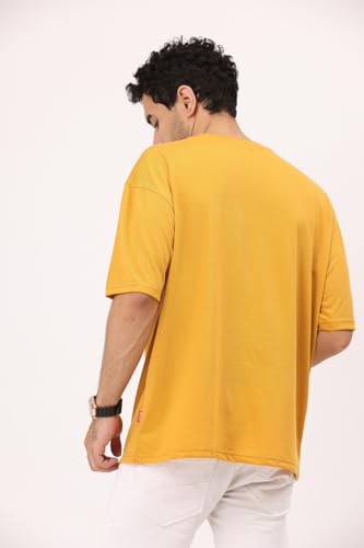 Image of LEOTUDE Men's Oversize Graphic Printed Combo Pack of 3 T-Shirt | Round Neck Half Sleeve T-Shirt for Men's (Combo : Pack of 3)