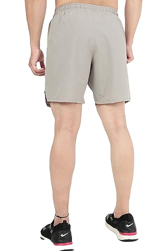 Image of FUAARK Double Layer 2 in 1 Sports Shorts with Inner Tights for Men Gym Tight Short with Pocket
