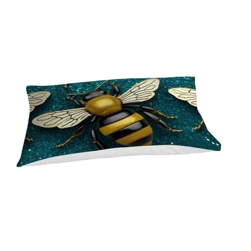 Housse de couette single animaux 3D Wasp Bedding microfibre sans repassage