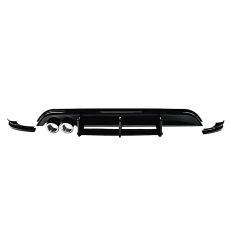 Car Rear Bumper Diffuser Splitter Spoiler for VW MK5 6R Polo 2009-2014, Rear Bumper Diffuser Lip Rear Spoiler Diffuser Car