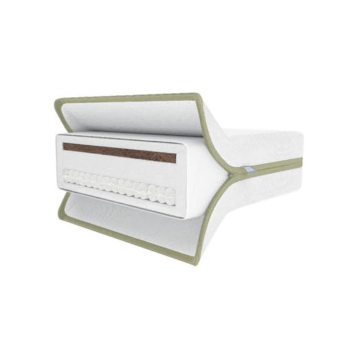 Colchón de cuna premium de muelles con doble núcleo de 10 cm 5