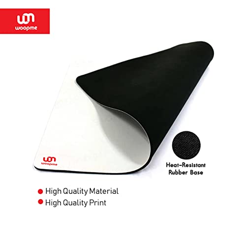 woopme Running Horse Printed Mouse Pad for Office Gaming Professional Laptop PC Desktop Computer Printed Non-Slip Rectangle Rubber Base Mouse Mat... - Image 3