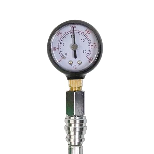 Scuba Choice 1.5" Regulator Intermediate Pressure Checker Gauge - 300 PSI, Accurate Diving Pressure Test Tool for Regulator Maintenance & Safety - Compact, Lightweight, Easy-to-Use Design