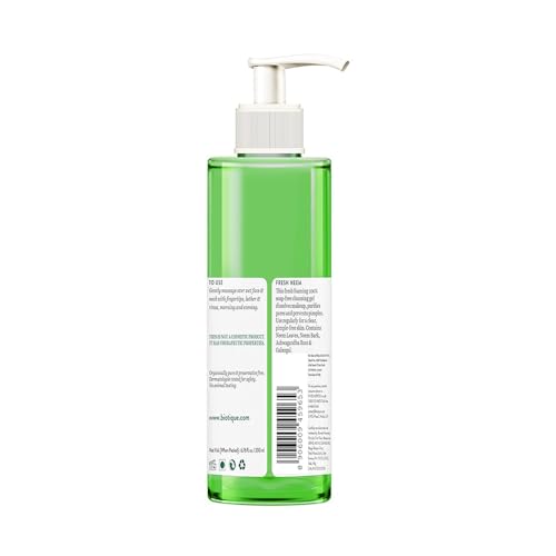 Image of Biotique Fresh Neem Pimple Control Face Wash| Ayurvedic and Organically Pure| Prevents Pimples |100% Botanical Extracts| Suitable for All Skin Types | 200mL