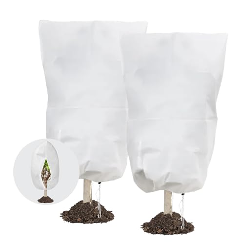 48x72in Plant Covers Freeze Protection Frost Blanket, 2.5oz/yd² Reusable Frost