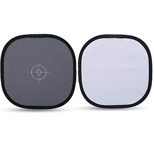 Gris/Blanco saldo de su Tarjeta Dos Caras Doble Cara 18% Gris/Negro Enfoque Junta Photogr