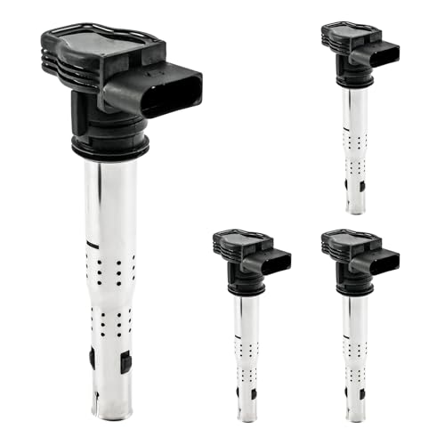 Fesuda Zündspule 20120 4PCS Zündmodul Kompatibel mit Audi A3/A3 Convertible/A3 Sportback/A4 B8/Q3/Q5/Tt 2003-2015, VW Golf/Tiguan 2004-2018