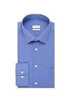 Seidensticker Herren Mens Regular Longsleeve Cotton Business Shirt, Mittelblau, 48 EU – Ansicht 6
