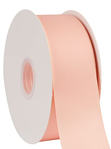 AVANAVA 50mm Wide Grosgrain Ribbon - 45 Meters, Ideal for Gift Wrapping Hair Bows, Home Decor, Flower Arrangement (203-Coral Pink) - Image 4