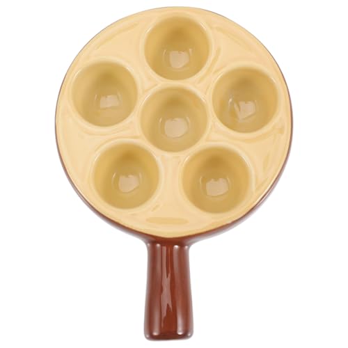 Plat à escargots en céramique COLLBATH de cuisson pour utilisation familiale