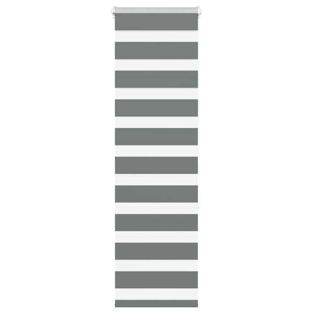 VIDAXL Zebra Blind Grey 40x150 cm Polyester