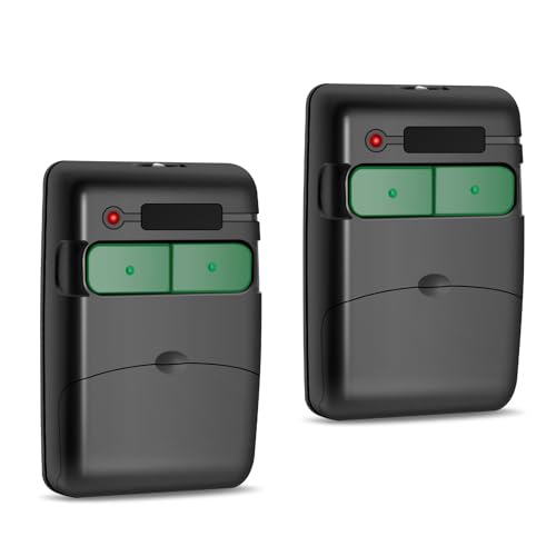 Reemplazo para Mando Garaje CLEMSA 433,92 MHz Compatible con MASTERCODE MV-1(MD-21), MV-12(MD-22), MV-123(MD-23) – 2 Unidades Mando a Distancia Repuesto con Manual