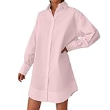 Sommer Damenhemd Langarmhemd aus Baumwolle in Übergröße Wanderhemd Damen Funktionsbluse Damen