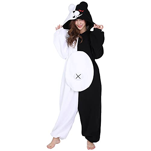 Sazac Kigurumi - Danganronpa - Monokuma - Onesie Jumpsuit Halloween Costume - Adult One Size Fits All #TOP2