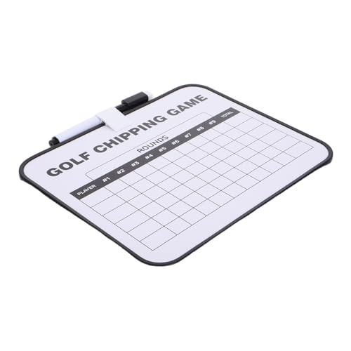 BESPORTBLE Golf Scorecard Holder Whiteboard Plastic Erasable Board for Easy Training