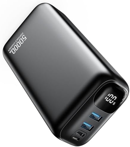 PIFFA Portable Charger Power Bank - 50000mAh Battery Pack, 22.5W ...