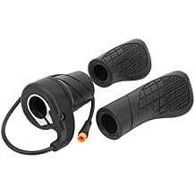 20X Half Twist Throttle, Waterproof Grip Electric Bike Throttle Handle for Mountain Bike Modified Part 12V/24V/36V/48V/60V/72V
