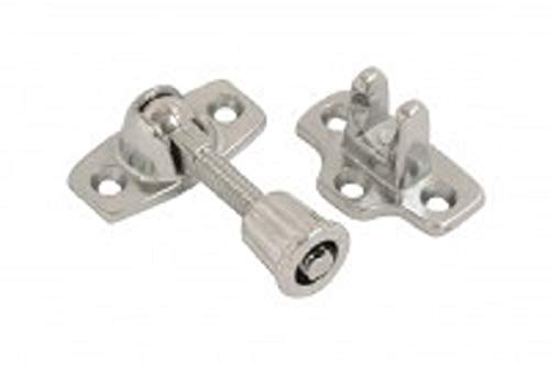 2 X BZP Weatherproof Screw Down Window Fitch Fastener