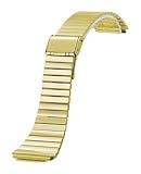 Correa de reloj de acero inoxidable de 20 mm Compatible con Casio A158W A168 A169 B650 F-91W Correa de reloj pequeña de metal Pulsera vintage(Gold)
