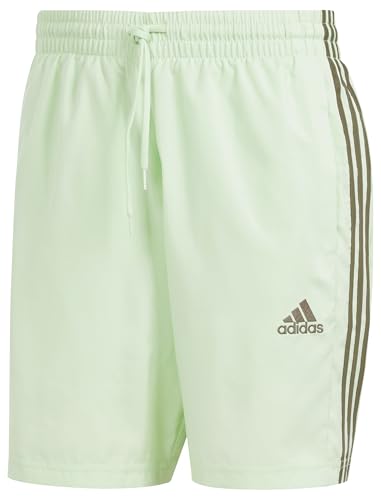Adidas Pantalones Cortos de Entrenamiento con Logotipo de Train Essentials Casuales, Spark Semi Verde, XXL para Hombre